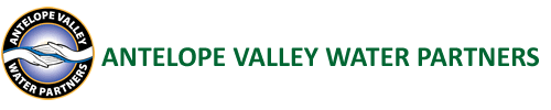 Antelope Valley Water Partner logo consisting of two hands almost touching palms.
