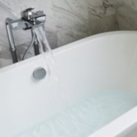 Bathing: Filling the tub halfway saves 12 gallons per bath.