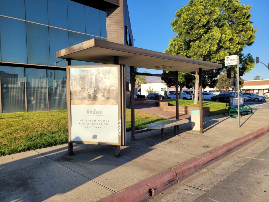 Advertising Bus Stop Shelter Image