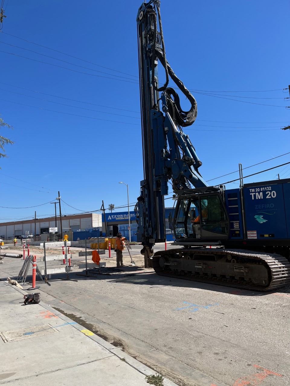 Stage 3 Shoring Piles Installation