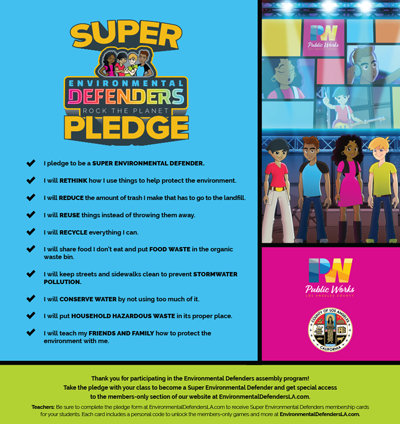 Environmental Defenders Pledge Card One