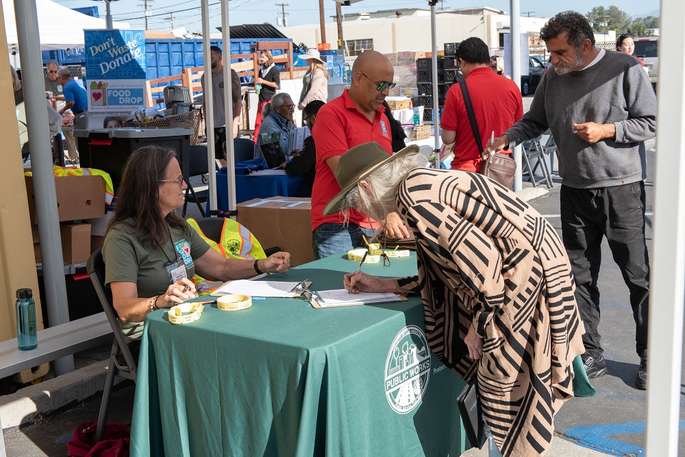 Image of "Interfaith Food Center" in Santa Fe Springs on March 29, 2019