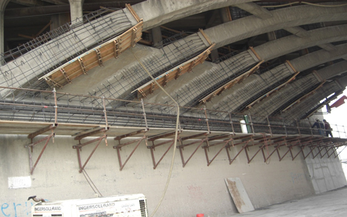 Image of underside of bridge