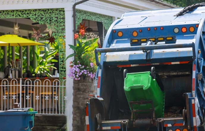 Garbage Collector Truck Image