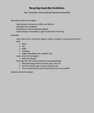 Recycling guidelines doc