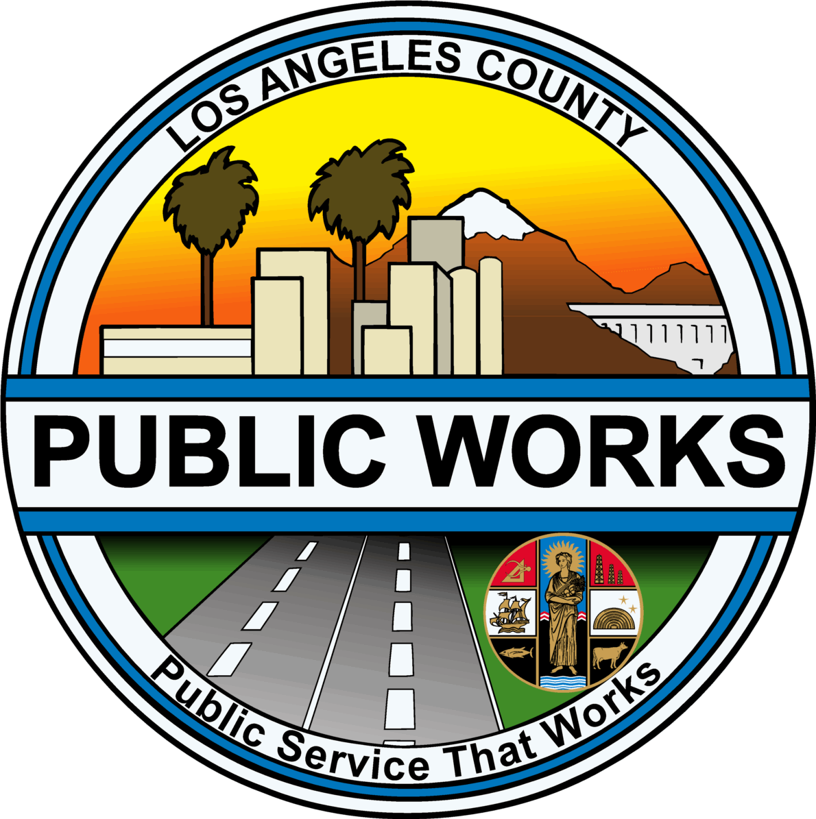 LA County Public Works logo