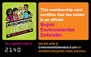 Super Environmental Defender Membership Card