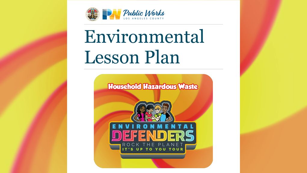 Household Hazardous Waste Lesson Plan (PDF)