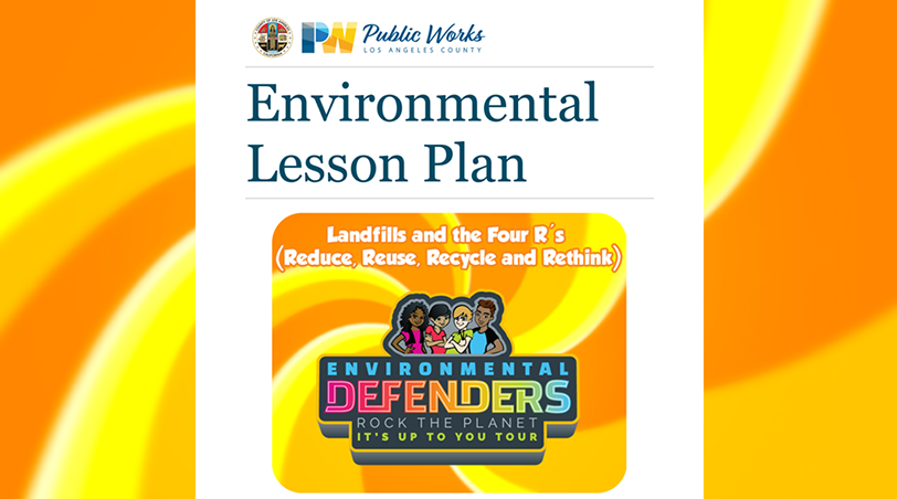 Landfills and the Four R's (Reduce, Reuse, Recycle, Rethink) Lesson Plan (PDF)