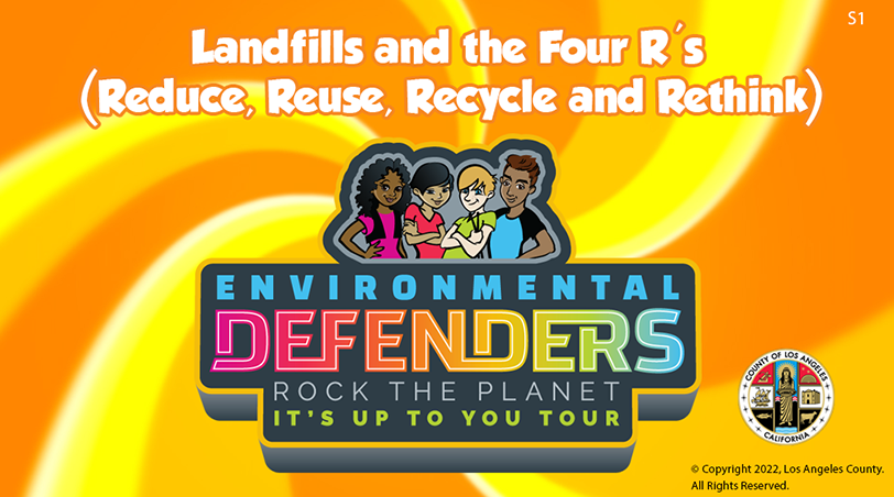 Landfills and the Four R's (Reduce, Reuse, Recycle, Rethink) Lesson Plan (PPT)