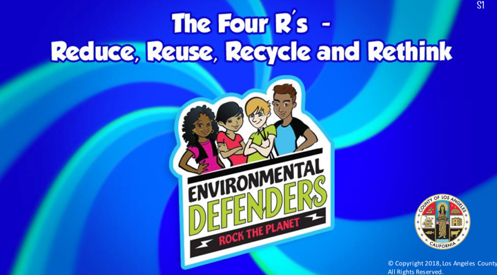 The Four R's (Reduce, Reuse, Recycle, Rethink) Grades K-3