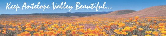Keep Antelope Valley Beautiful Billboard