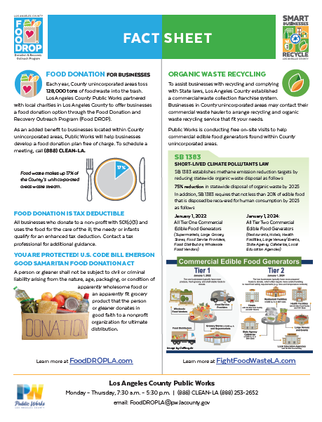FoodDROP FactSheet