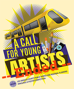 A poster image for youth art contest