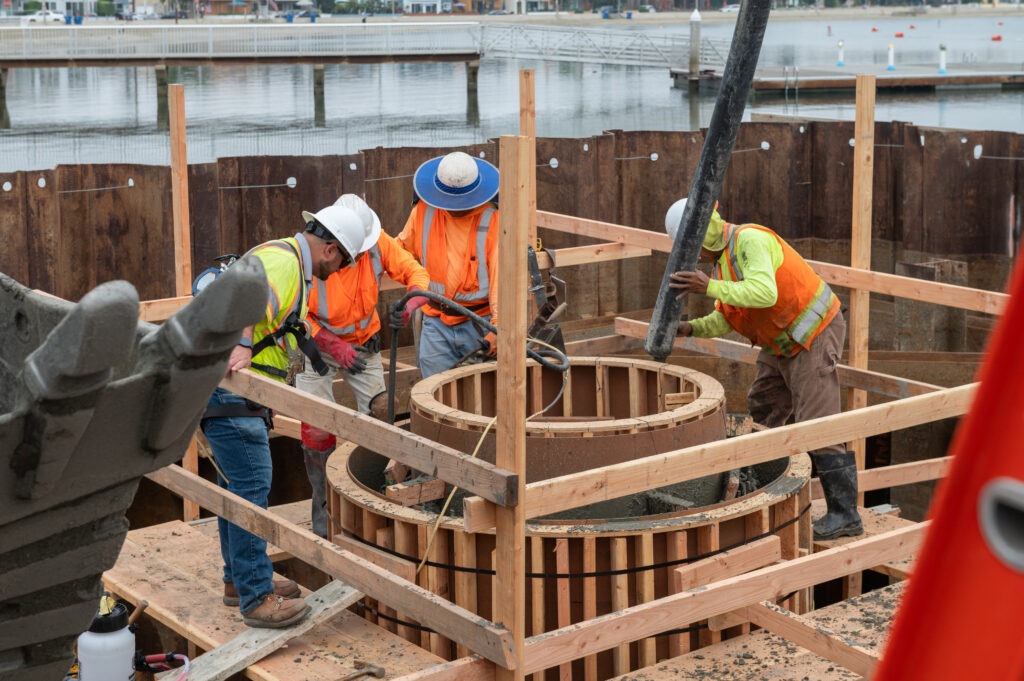 Alamitos Bay concrete pour