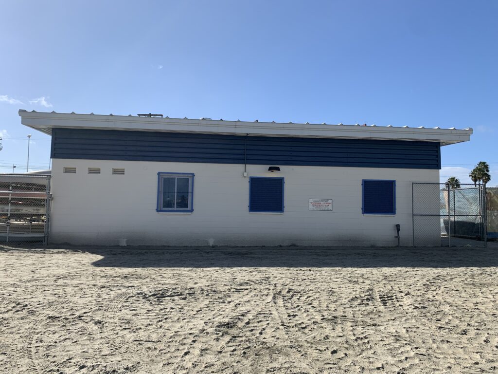 Alamitos Bay Pump Station outside view
