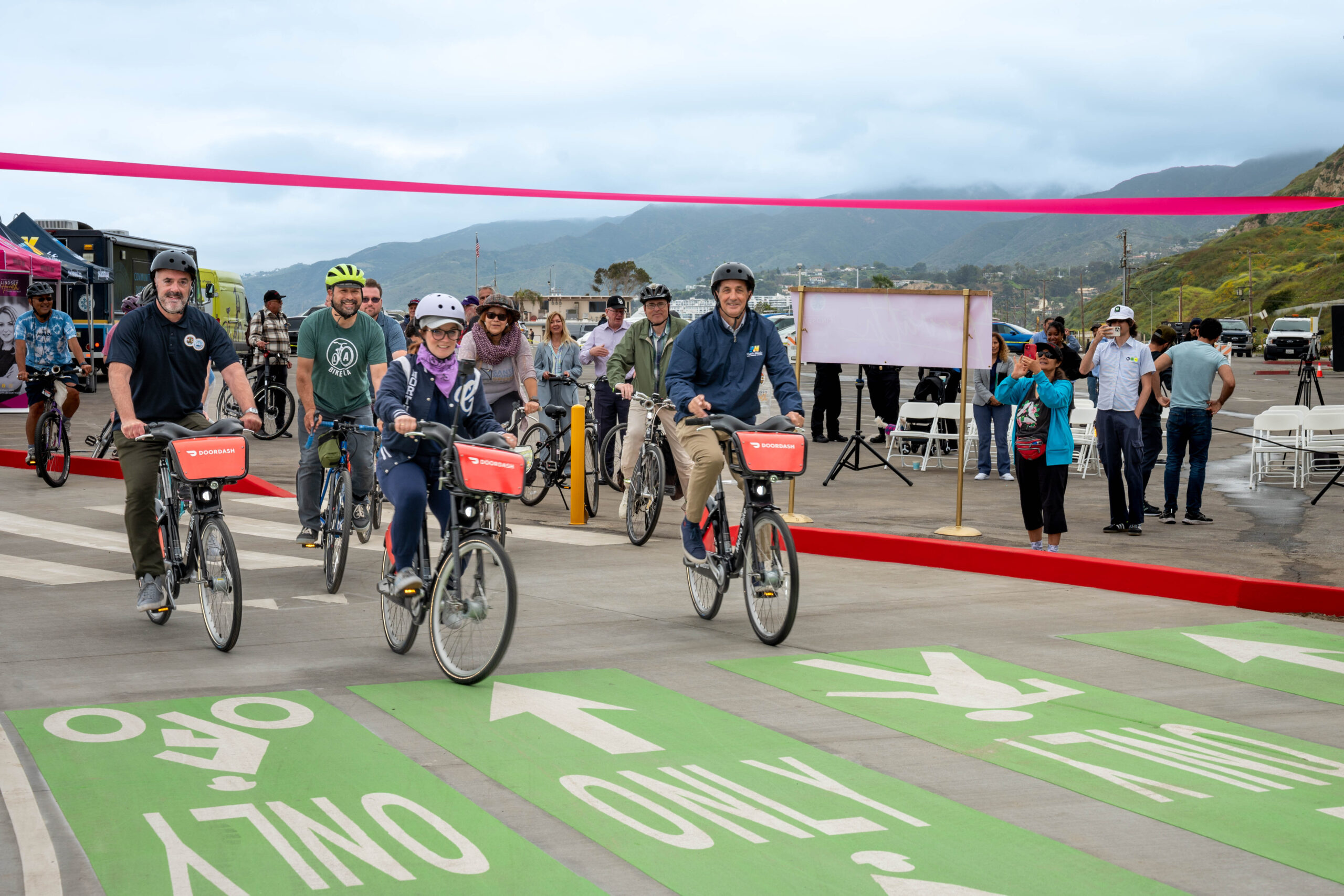 Picture of bikers on a bike trail