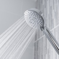 Taking five-minute showers instead of 10 minute showers, saves 12.5 gallons with a water efficient showerhead 