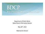 Bay Delta Conservation Plan